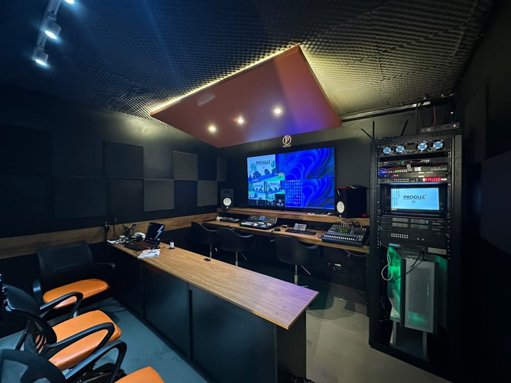Control room da sede Produz Sports